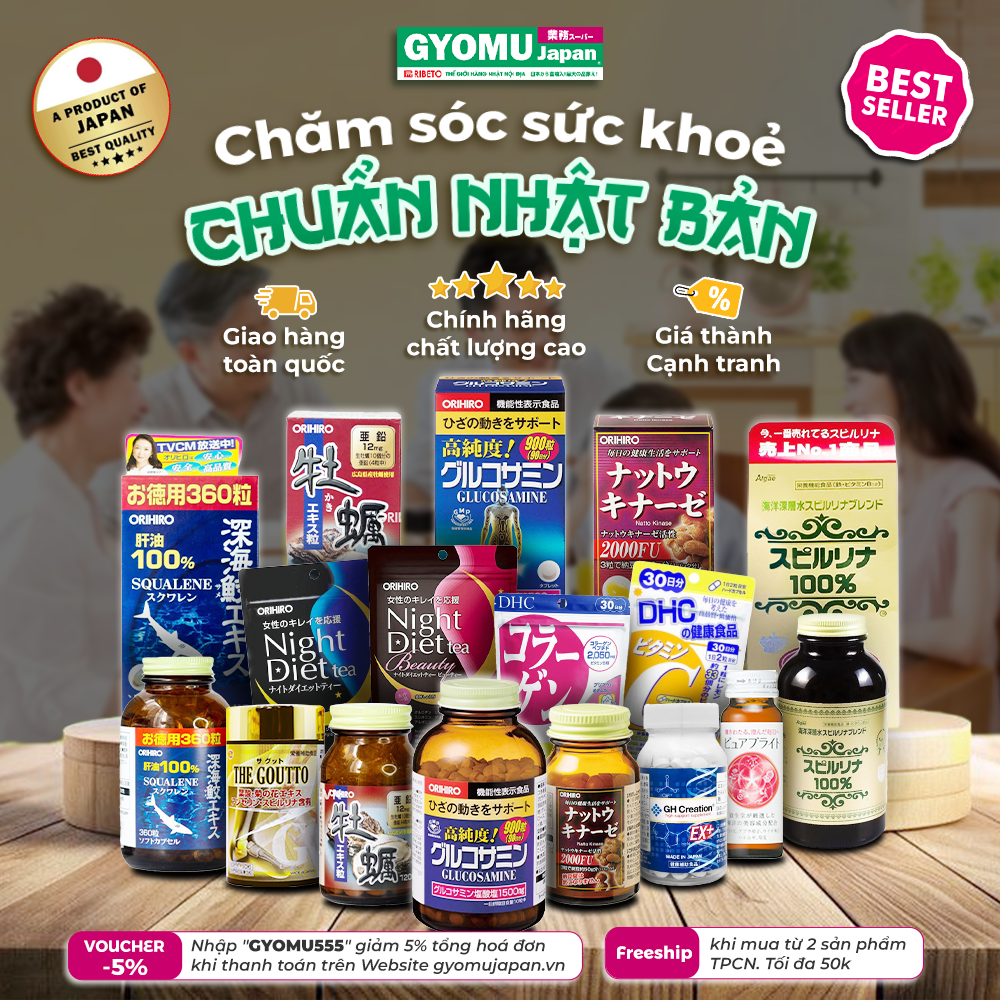 Khám Phá Top 3 Thực Phẩm Chức Năng Nhật Bản Được Săn Đón Nhiều Nhất Tại Gyomu Japan